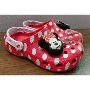 CROCS Disney Minnie Mouse Shoes Kids C13 Classic Clog Play Toddler Sandal